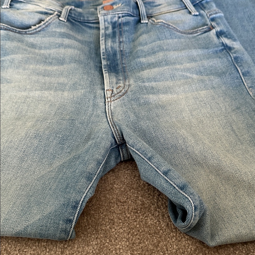 Mother size 29 The Hustler Ankle Fray in Au Revoir color high waist EUC - Picture 4 of 9